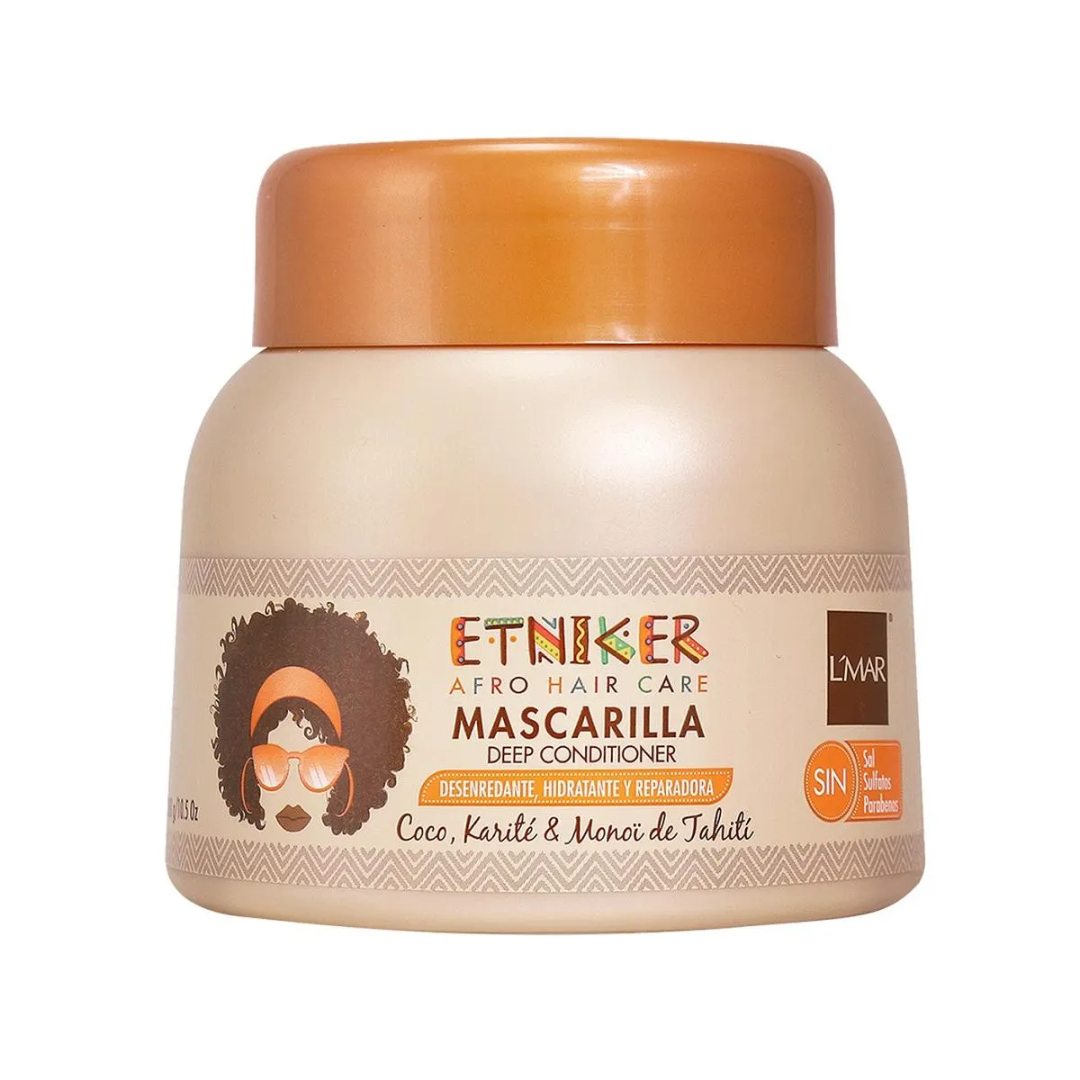 Mascarilla Capilar L’mar Etniker Afro Hair Care 300 g