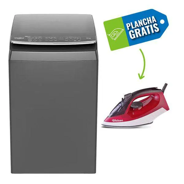 Lavadora Automática Whirpool WW19LTAHLA | 19 Kg - Smart Action - Gris