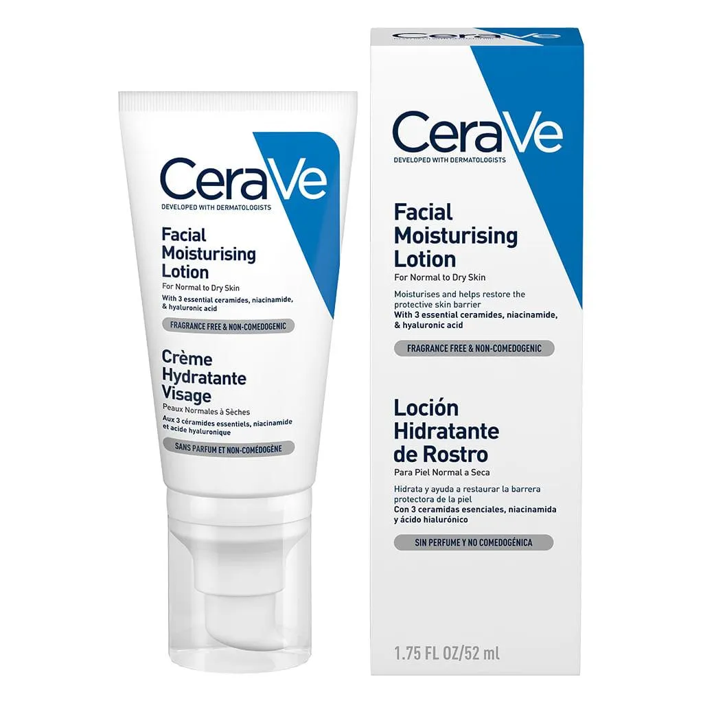 Cerave Loción Facial Moistur Pm 52 ml