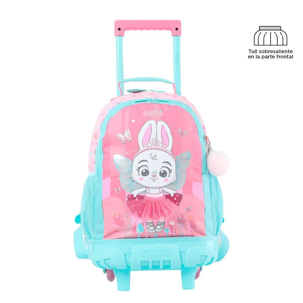 Mochila de Ruedas para Niña Dancing Rabbit M - Dancing Rabbit - Estampado
