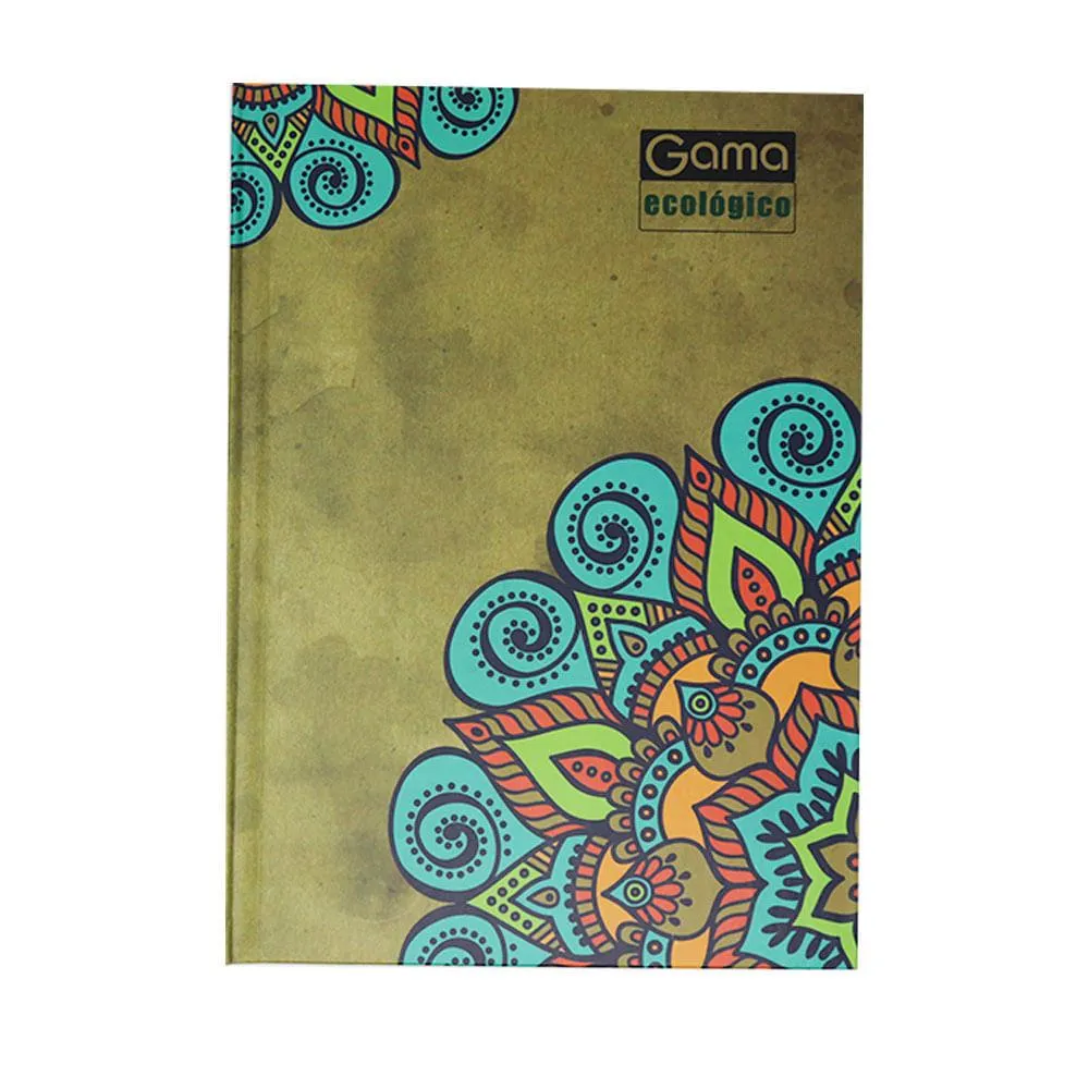 Cuaderno Cosido A5 80hjs Sin Líneas Pasta Dura Ecológico