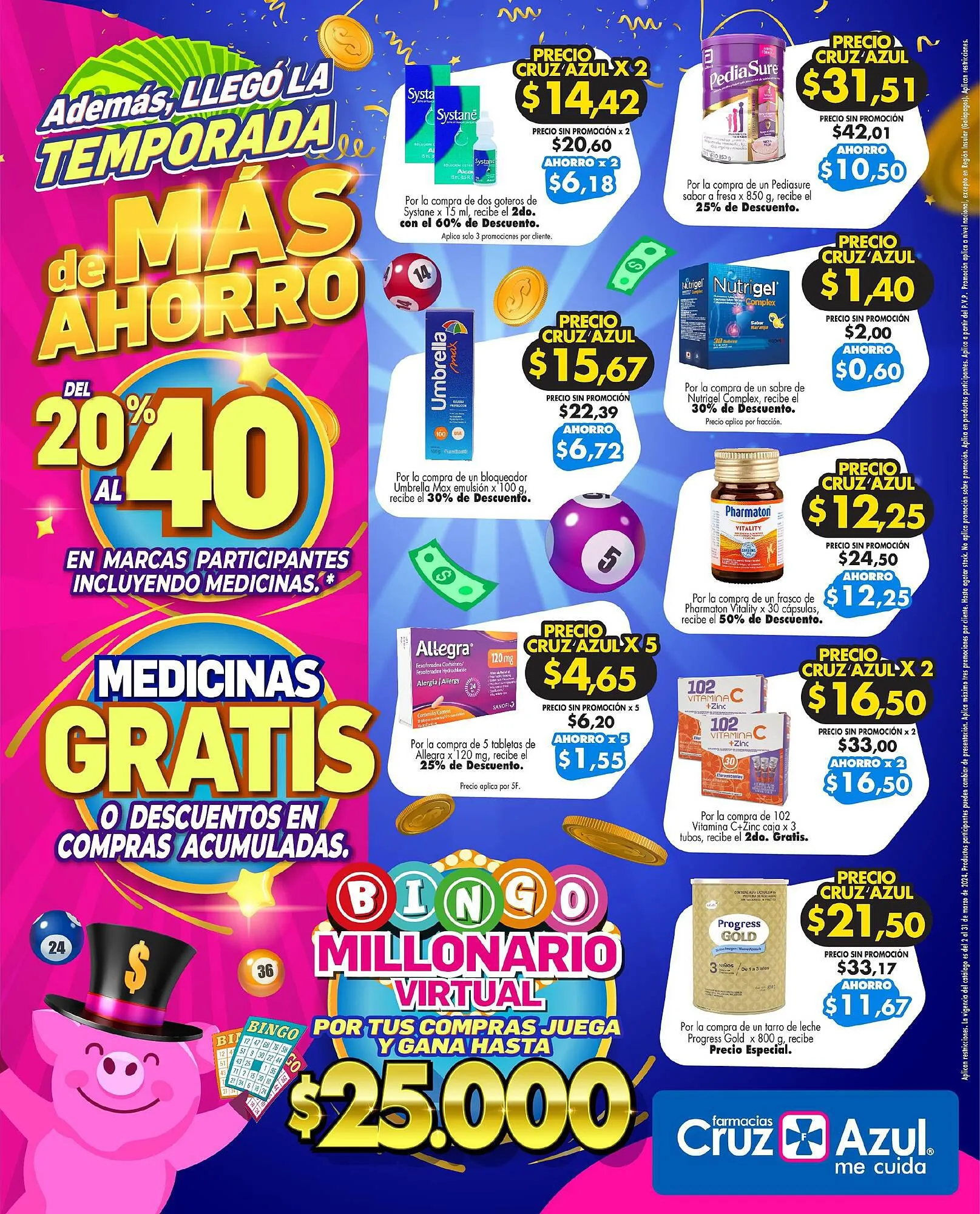 Catalogo de Catálogo Farmacias Cruz Azul 1 de marzo al 31 de marzo 2024 - Pag 2