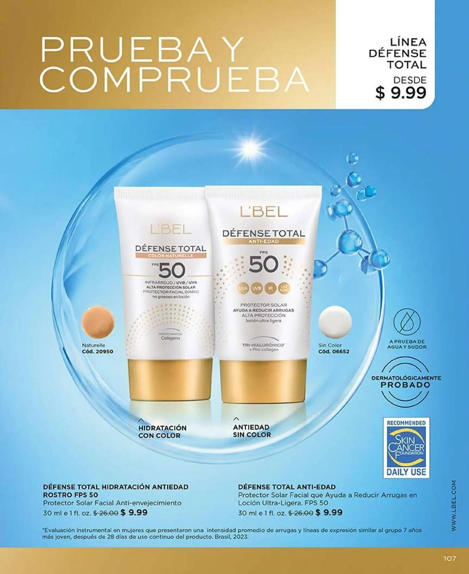 Catalogo de Catálogo L'bel 21 de enero al 28 de febrero 2025 - Pag 107