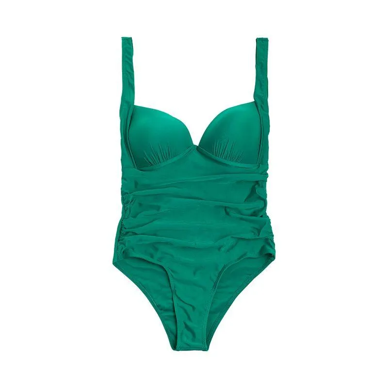 Bikini Enterizo Funky Fish Verde Militar FI.U.195