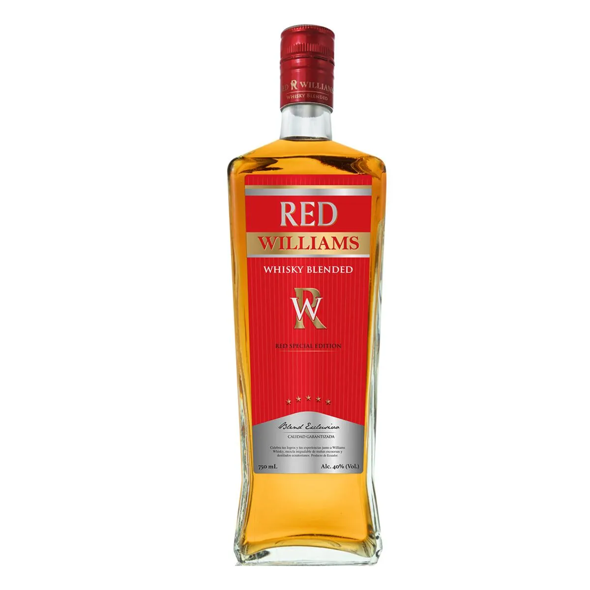 Whisky Red Williams Blend Especial 750ml