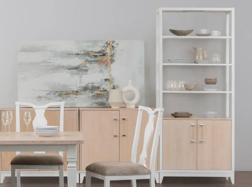 Vitrina Manhattan Blanco Wash