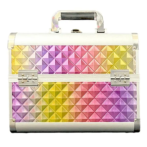 Cosmetiquera Metálica 31 x 21 x 25 cm Iridiscente