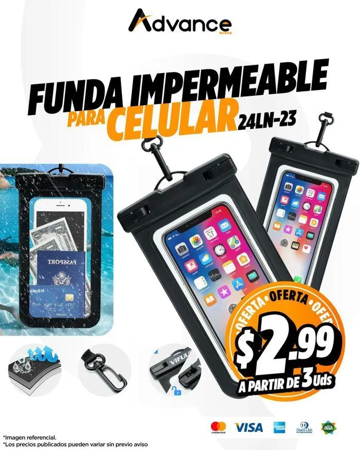 Funda Impermeable para celular - 1