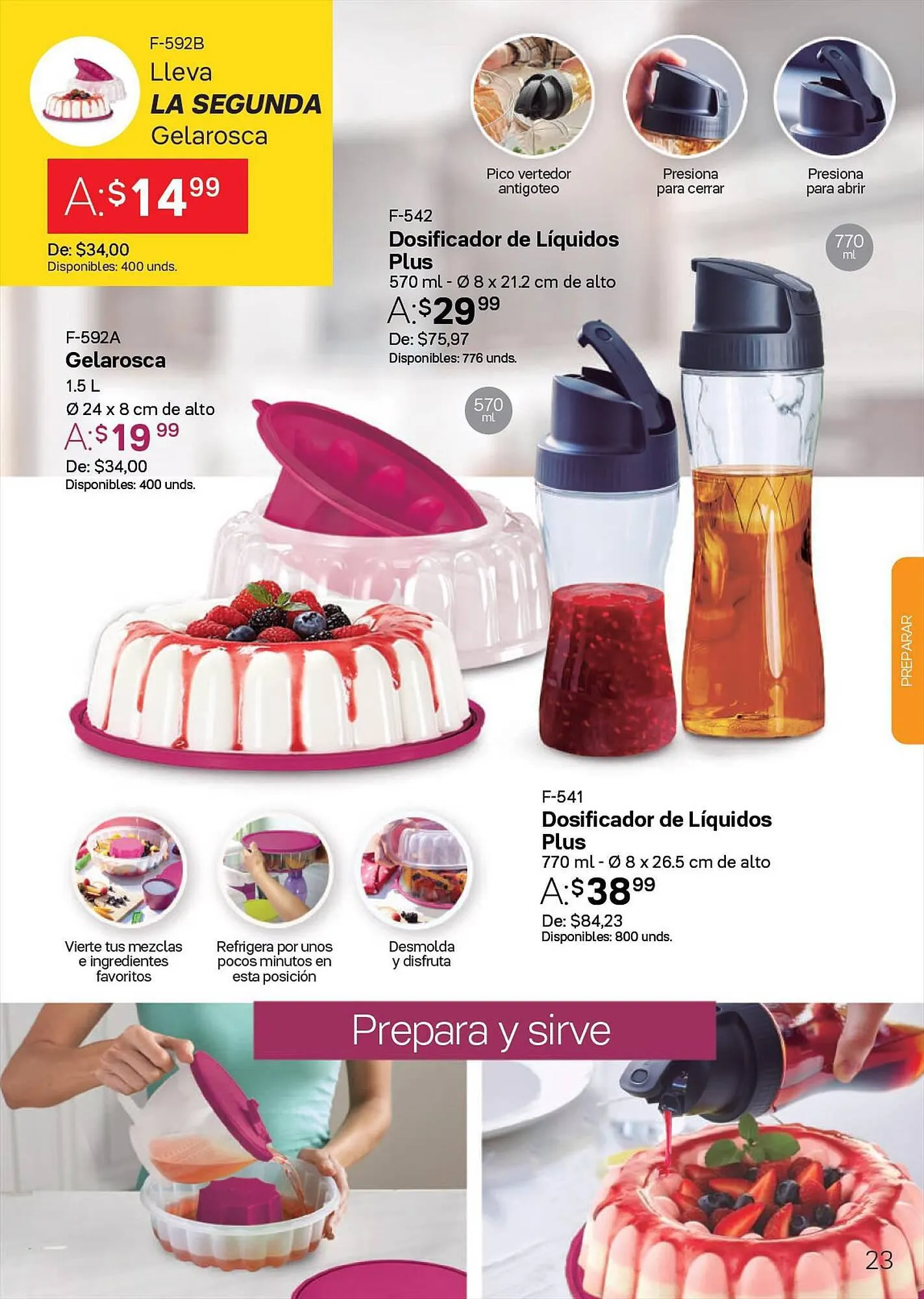 Catalogo de Catálogo Tupperware 28 de septiembre al 11 de octubre 2023 - Pag 23
