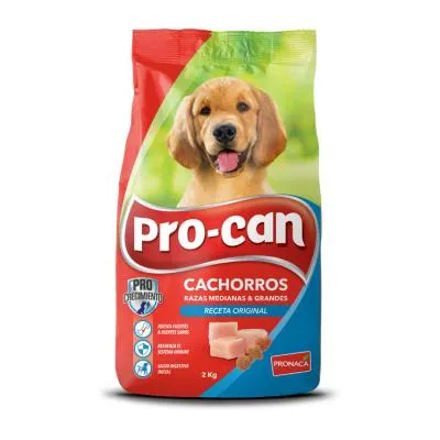PROCAN CACHORROS RAZAS MEDIANAS Y GRANDES RECETA ORIGINAL