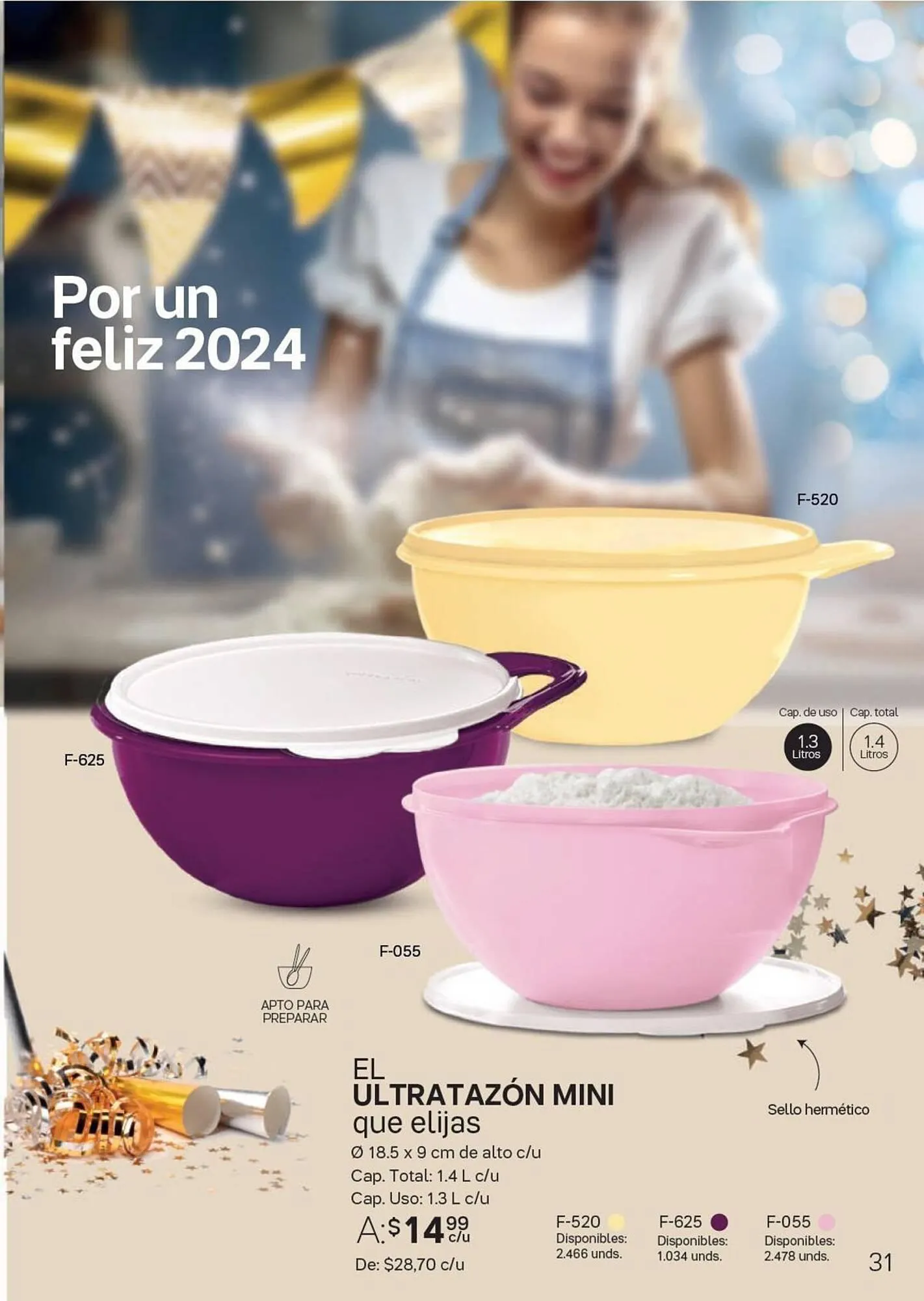 Catalogo de Catálogo Tupperware 24 de noviembre al 31 de diciembre 2023 - Pag 24