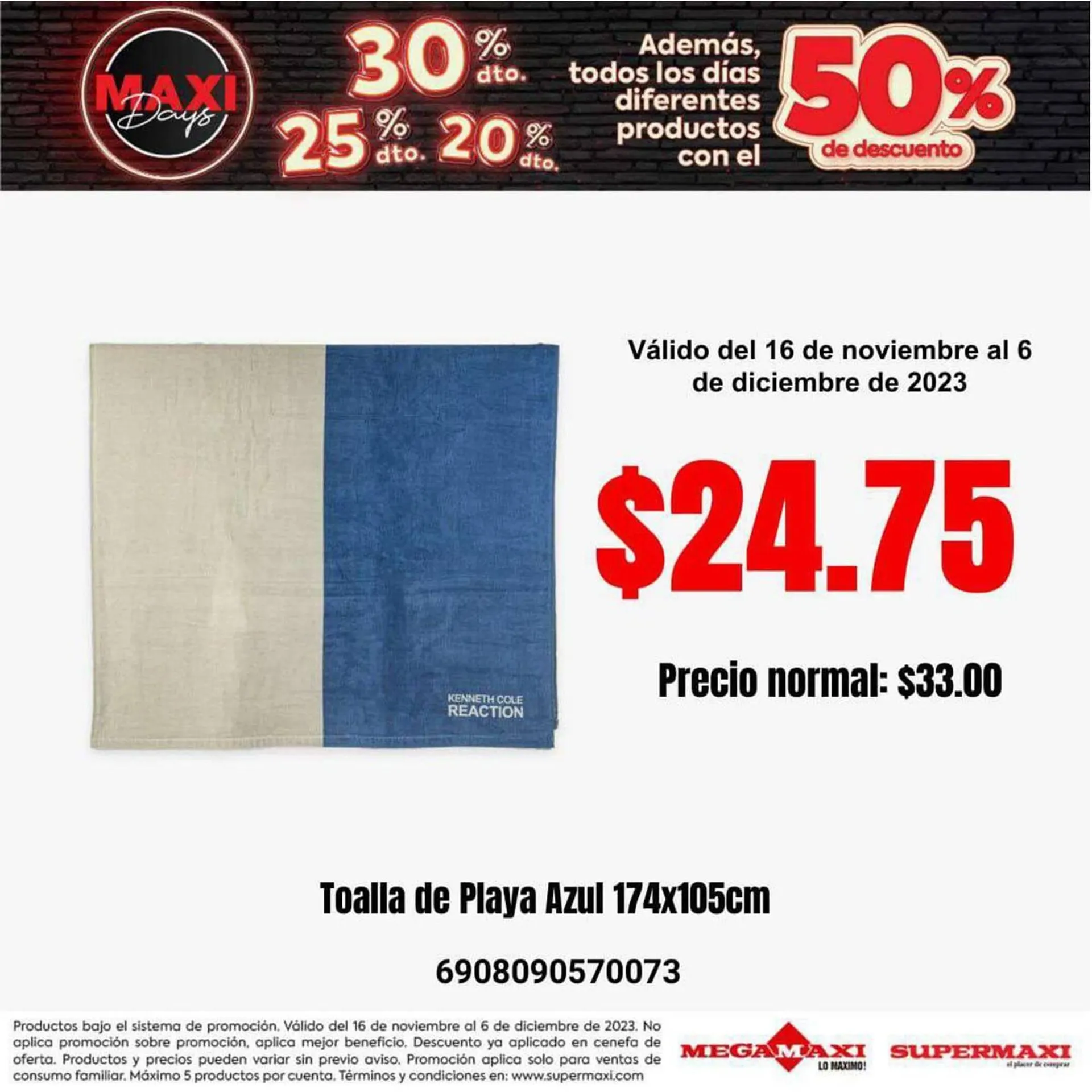 Catalogo de Catálogo Supermaxi 21 de noviembre al 6 de diciembre 2023 - Pag 1