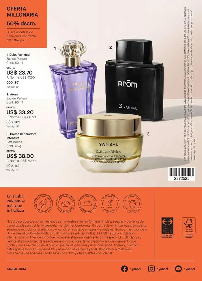 Catalogo de Tratamiento facial Yanbal 16 de julio al 9 de agosto 2024 - Pag 134