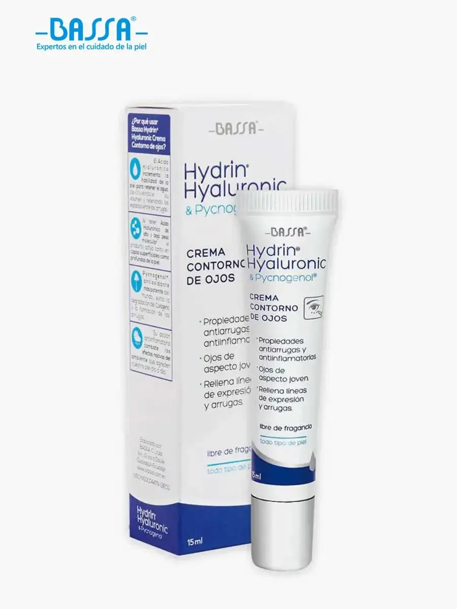 Bassa – Crema Contorno de Ojos Hydrin Hyaluronic & Pycnogenol