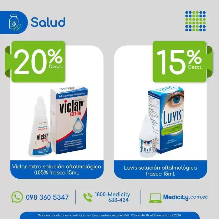 Catalogo de Salud visual ,ofertas semanales  9 de octubre al 13 de octubre 2024 - Pag 3