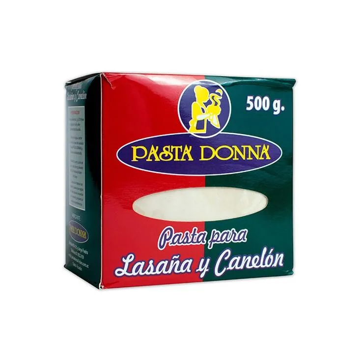Pasta Lasaña Y Canelón Pasta Donna 500 Gr