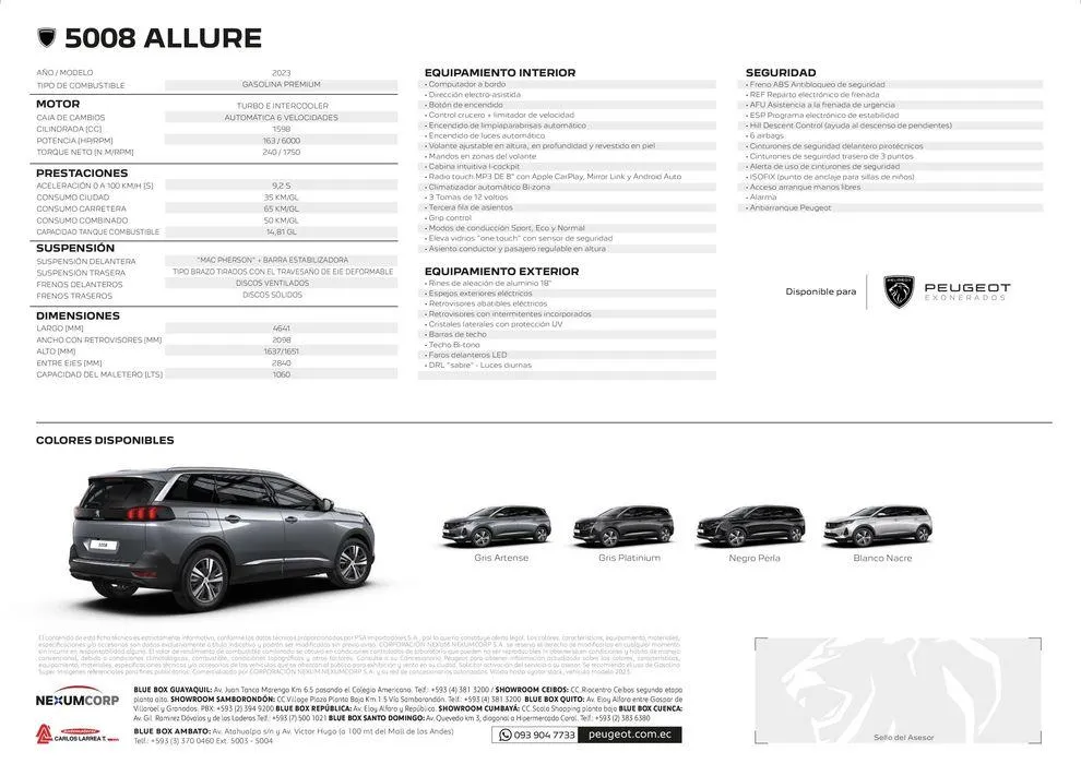 Catalogo de 5008 SUV 12 de junio al 12 de junio 2024 - Pag 3