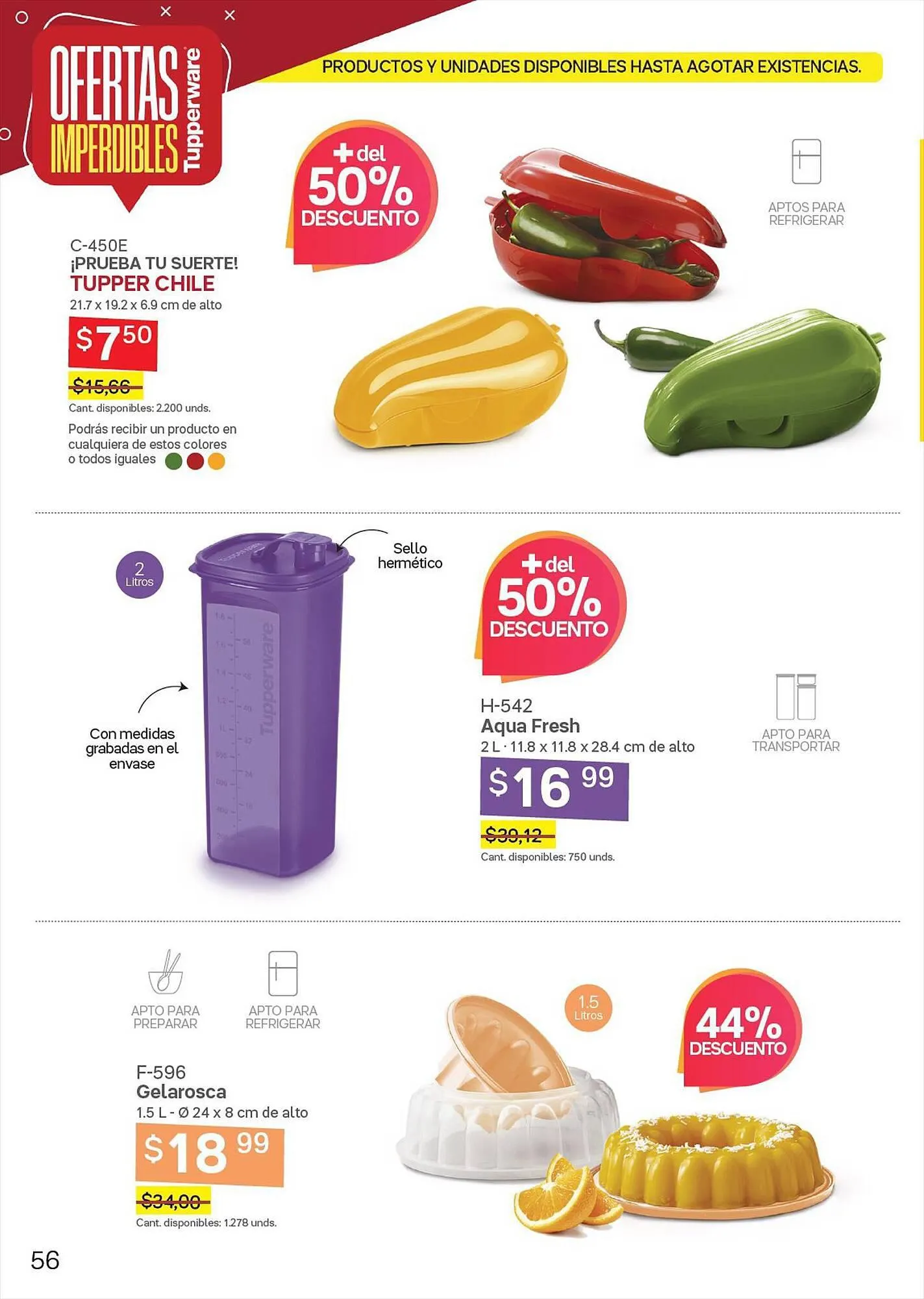 Catalogo de Catálogo Tupperware 7 de agosto al 25 de agosto 2023 - Pag 56