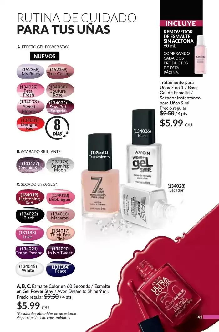 Catalogo de Refrescante Hidración y Beneficios C/15  25 de septiembre al 17 de octubre 2024 - Pag 43