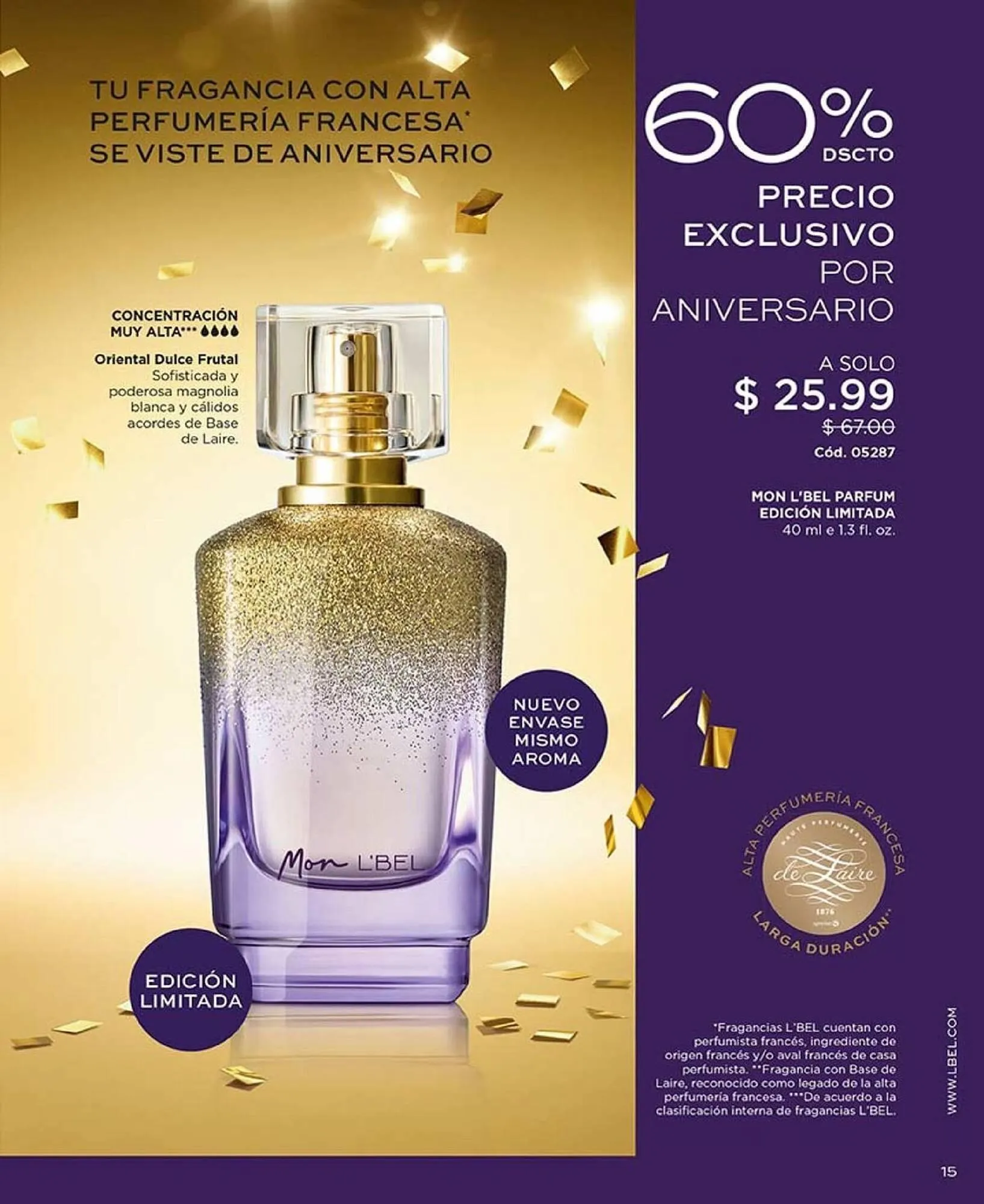 Catalogo de Catálogo L'bel 21 de enero al 28 de febrero 2025 - Pag 15