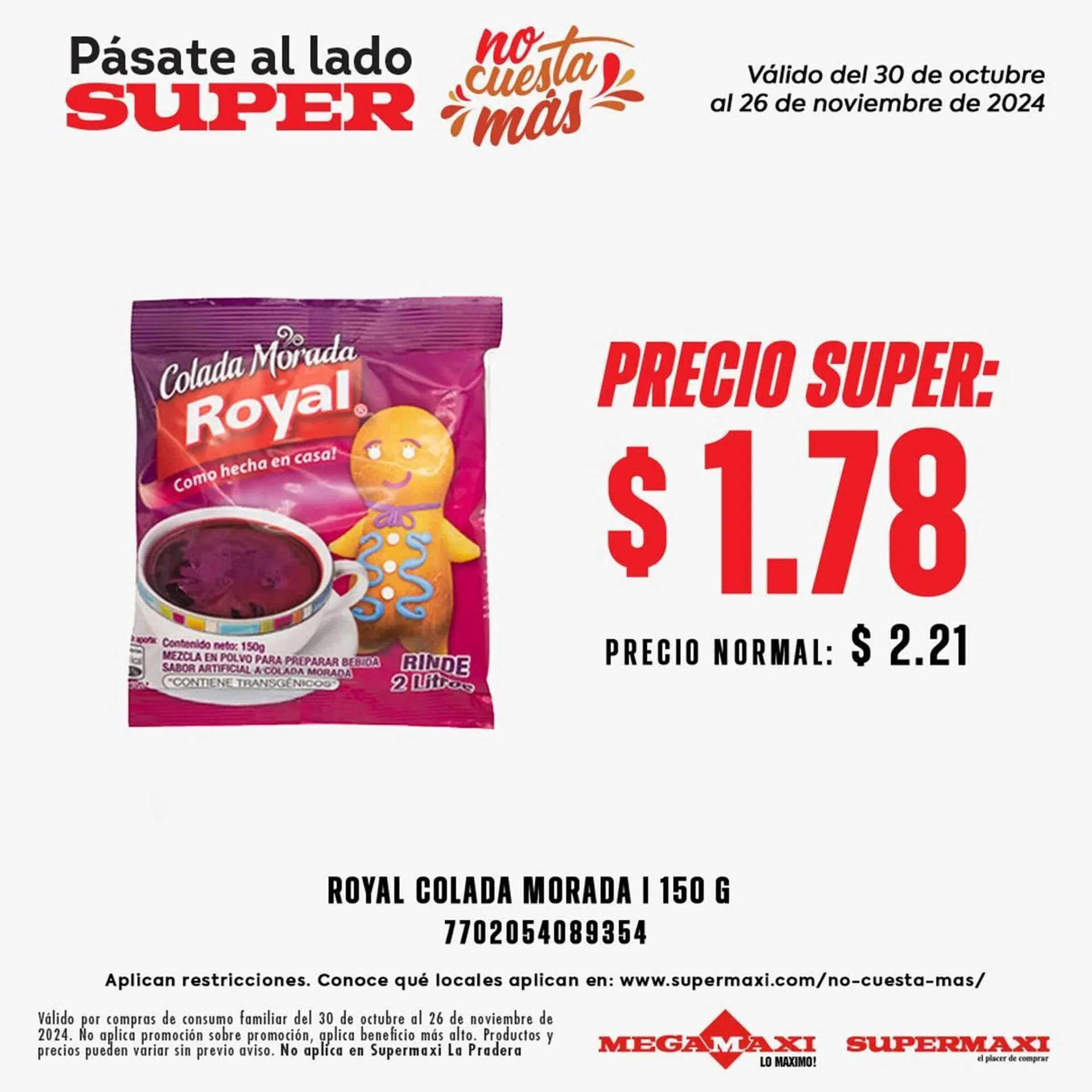 Catalogo de Catálogo Supermaxi 31 de octubre al 26 de noviembre 2024 - Pag 2