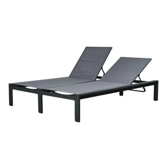 Tumbona Doble Ocean | Gris Oscuro