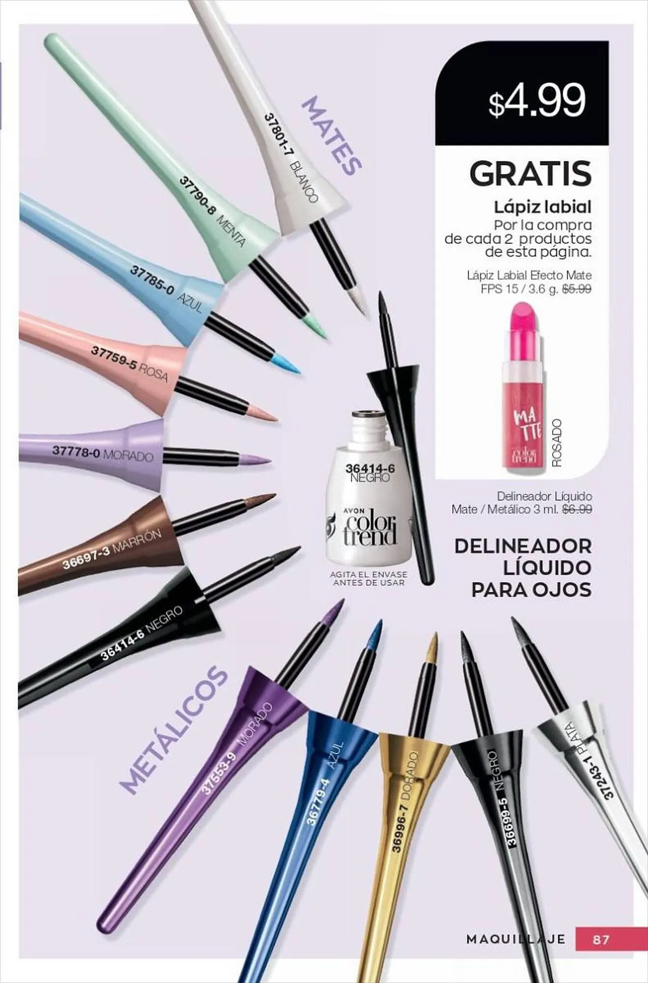 Catalogo de Catálogo AVON 31 de agosto al 2 de septiembre 2023 - Pag 87