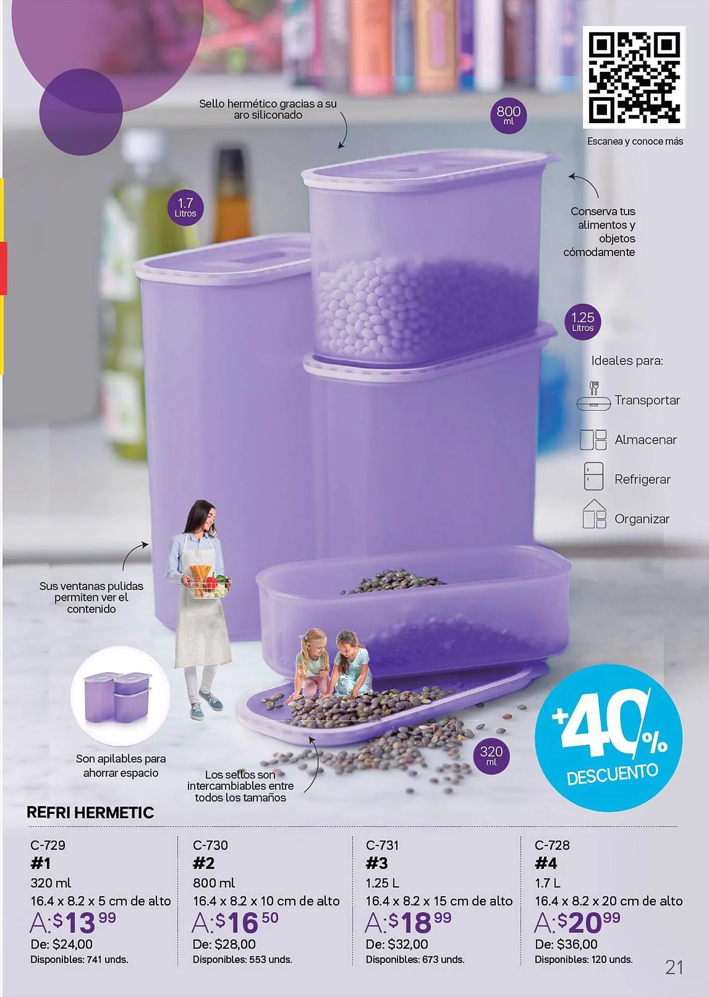 Catalogo de Catálogo Tupperware 7 de agosto al 25 de agosto 2023 - Pag 21
