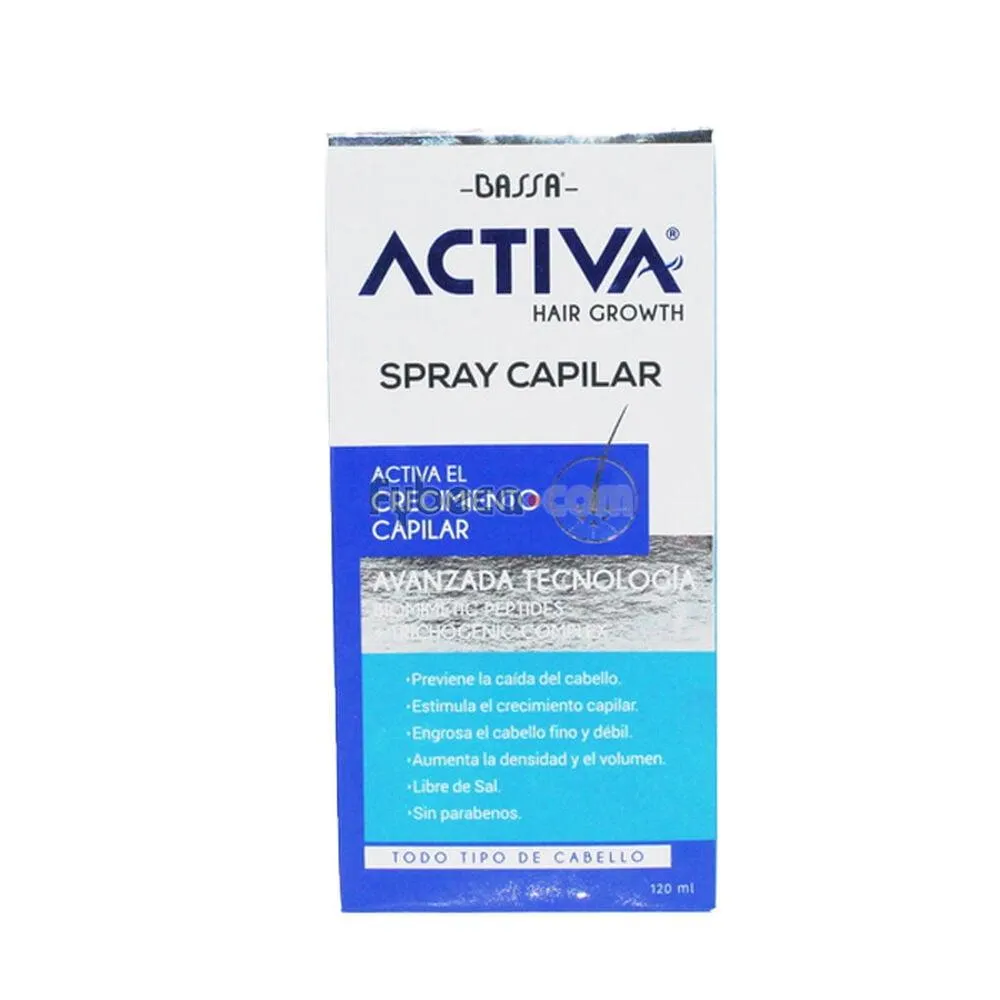 Spray Capilar Activa Hair Growth 120 Ml Caja