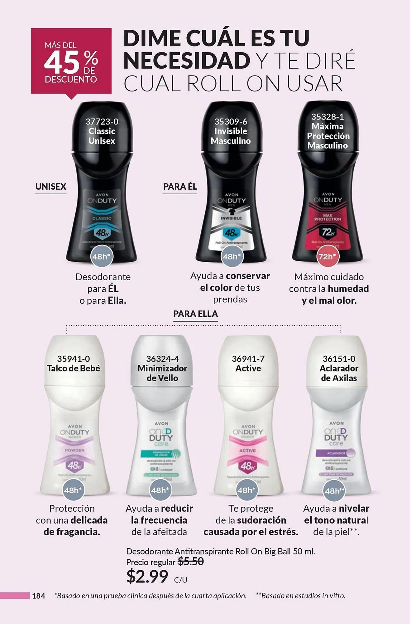 Catalogo de Catálogo AVON 19 de abril al 10 de mayo 2024 - Pag 184