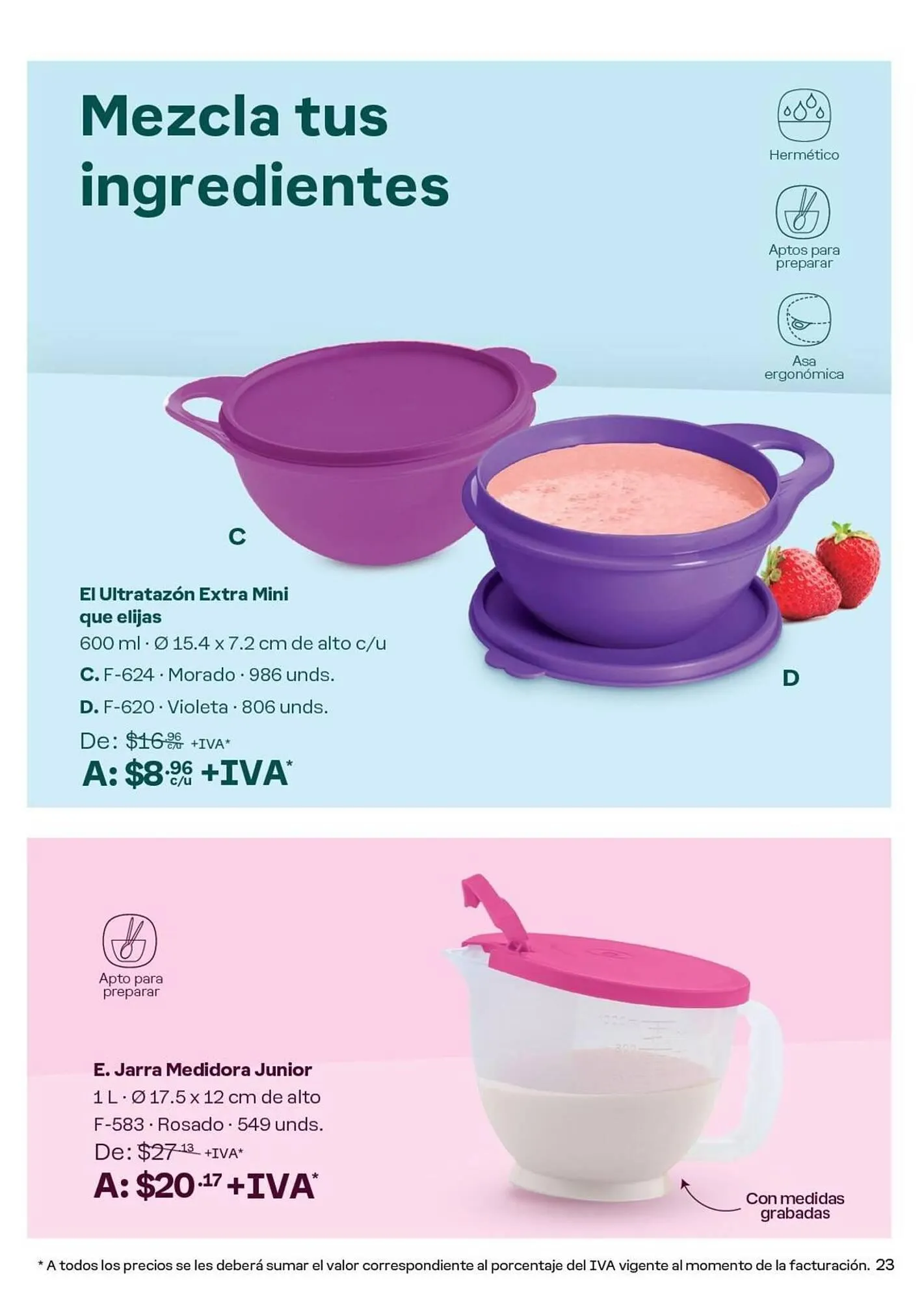 Catalogo de Catálogo Tupperware 27 de marzo al 19 de abril 2024 - Pag 15