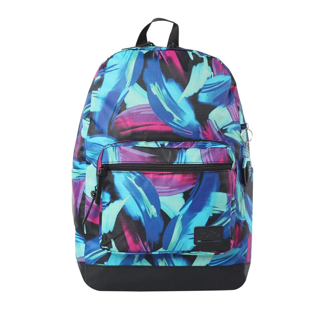 Mochila para Mujer Portacomputador Tocax - Pintu Black - Estampado