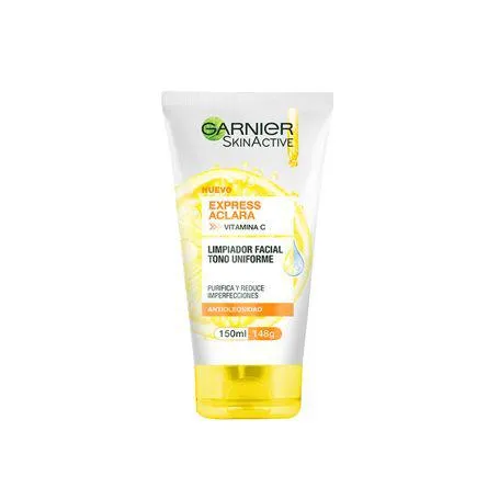 Limpiador Facial Garnier Express Aclarante - 150 ml