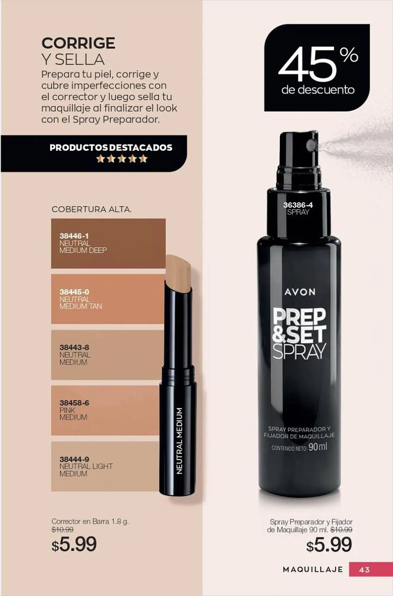 Catalogo de Catálogo AVON 31 de agosto al 2 de septiembre 2023 - Pag 43