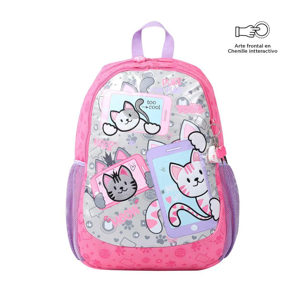 Mochila para Niña Selfie Cat L - Selfie Cat - Estampado