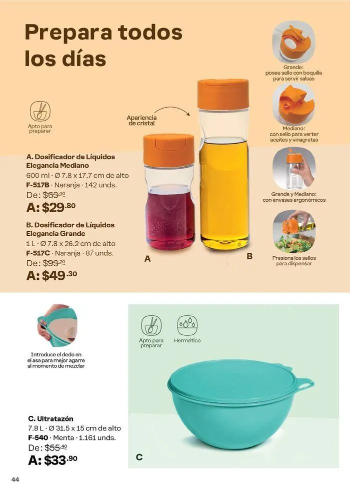 Catalogo de Ofertas Tupperware! 15 de junio al 12 de julio 2024 - Pag 38