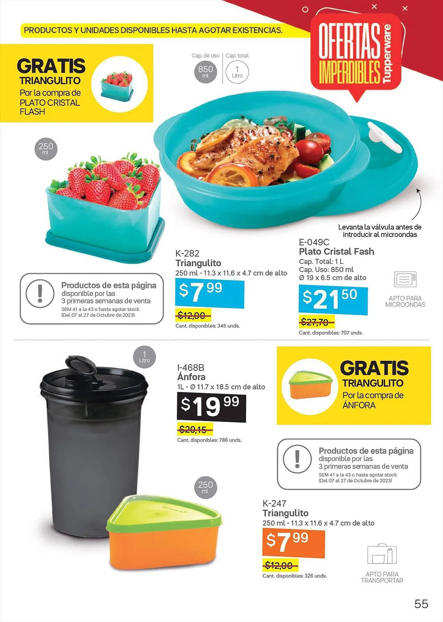 Catalogo de Catálogo Tupperware 28 de septiembre al 11 de octubre 2023 - Pag 55