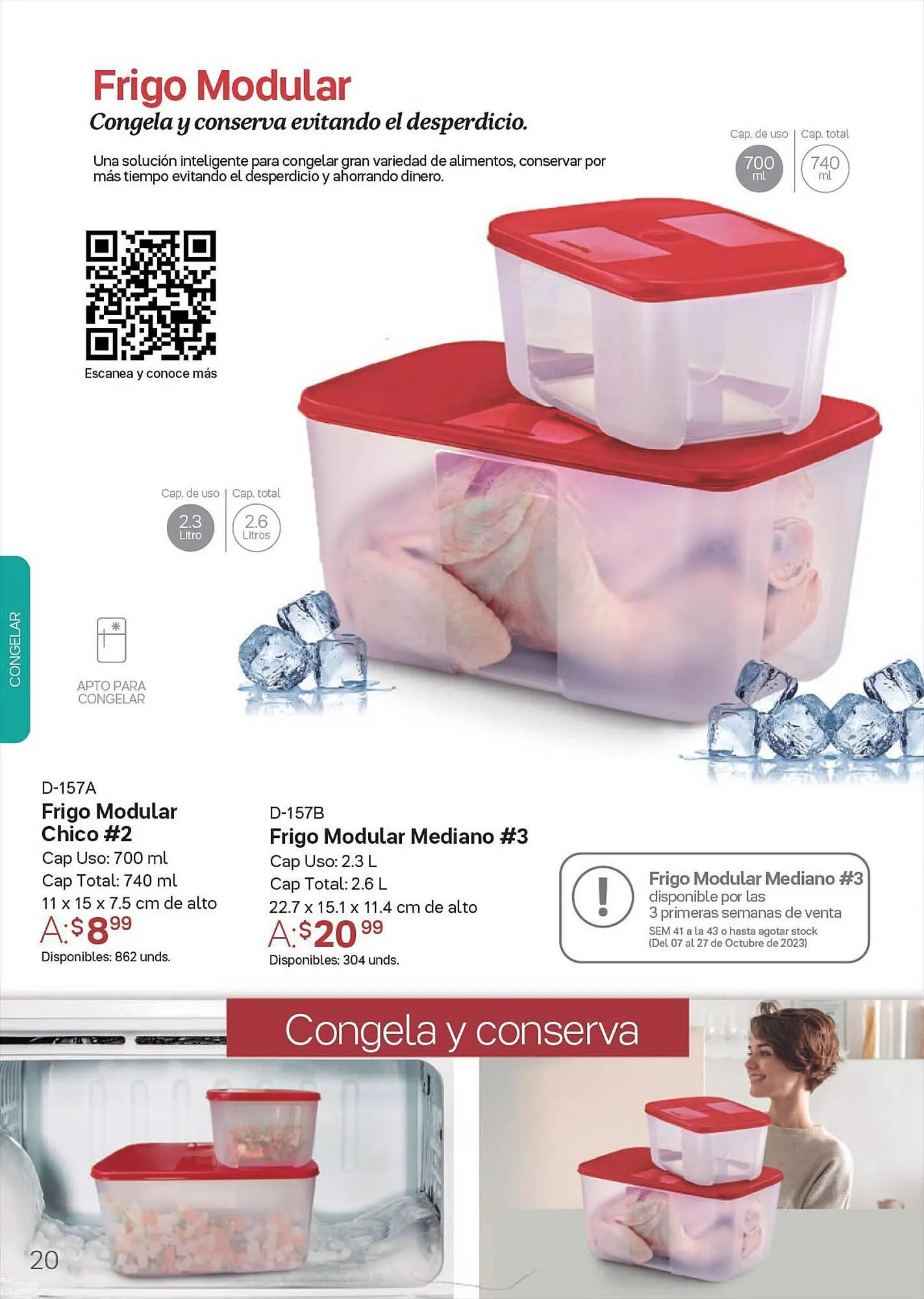 Catalogo de Catálogo Tupperware 28 de septiembre al 11 de octubre 2023 - Pag 20