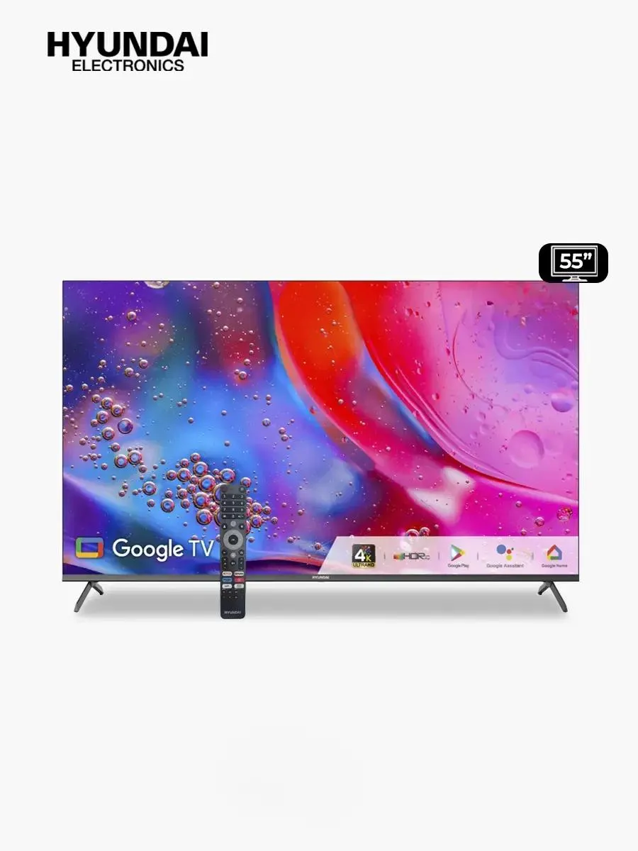 Smart TV Hyundai 55" HYLED5528G CO Google 5.0
