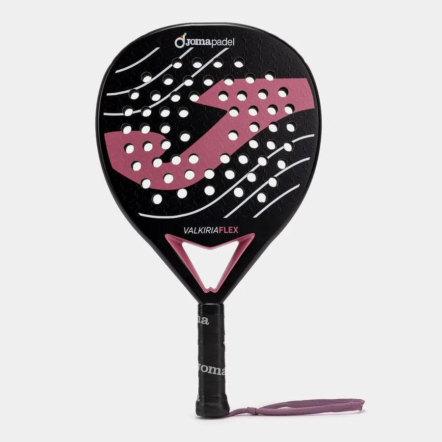 Pala de pádel Valkiria Flex negro rosa