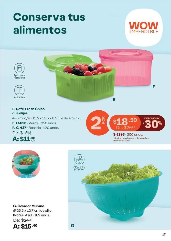 Catalogo de Ofertas Tupperware! 15 de junio al 12 de julio 2024 - Pag 8