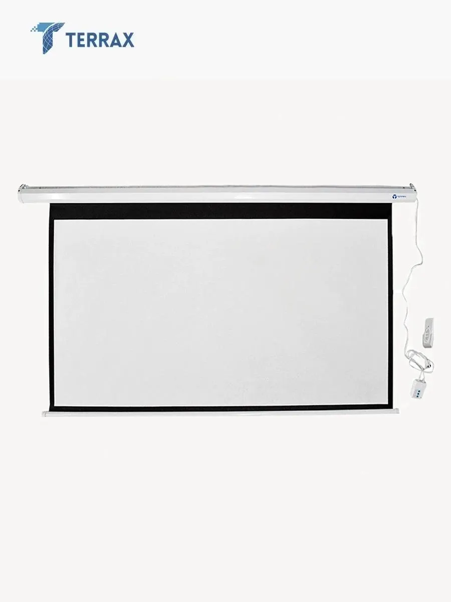 Pantalla Proyección Eléctrica 100" Terrax SEE91001