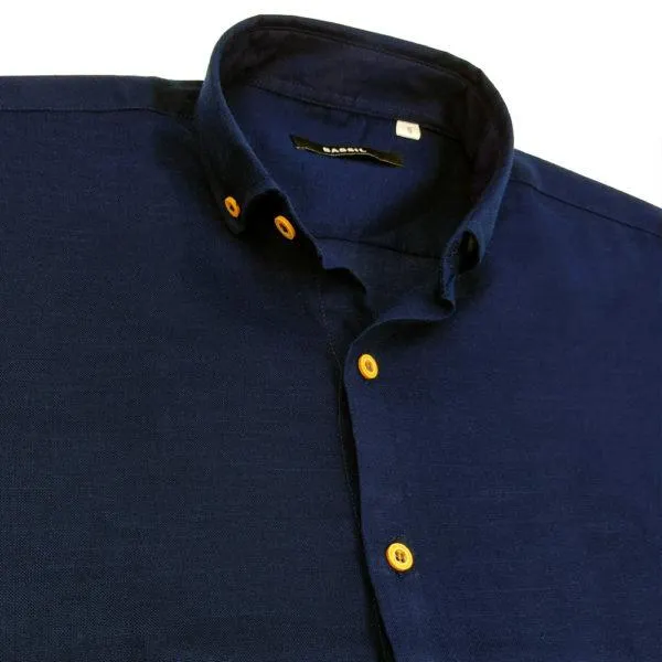 CAMISA DE LINO AZUL