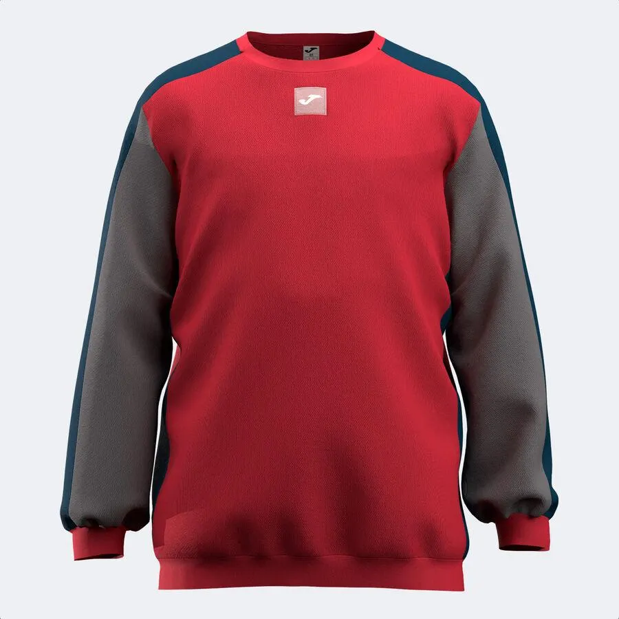 Sudadera junior Kids Camp rojo gris marino