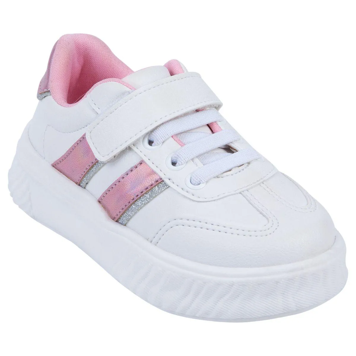 Zapatos casuales tipo sneakers para niña pequeña