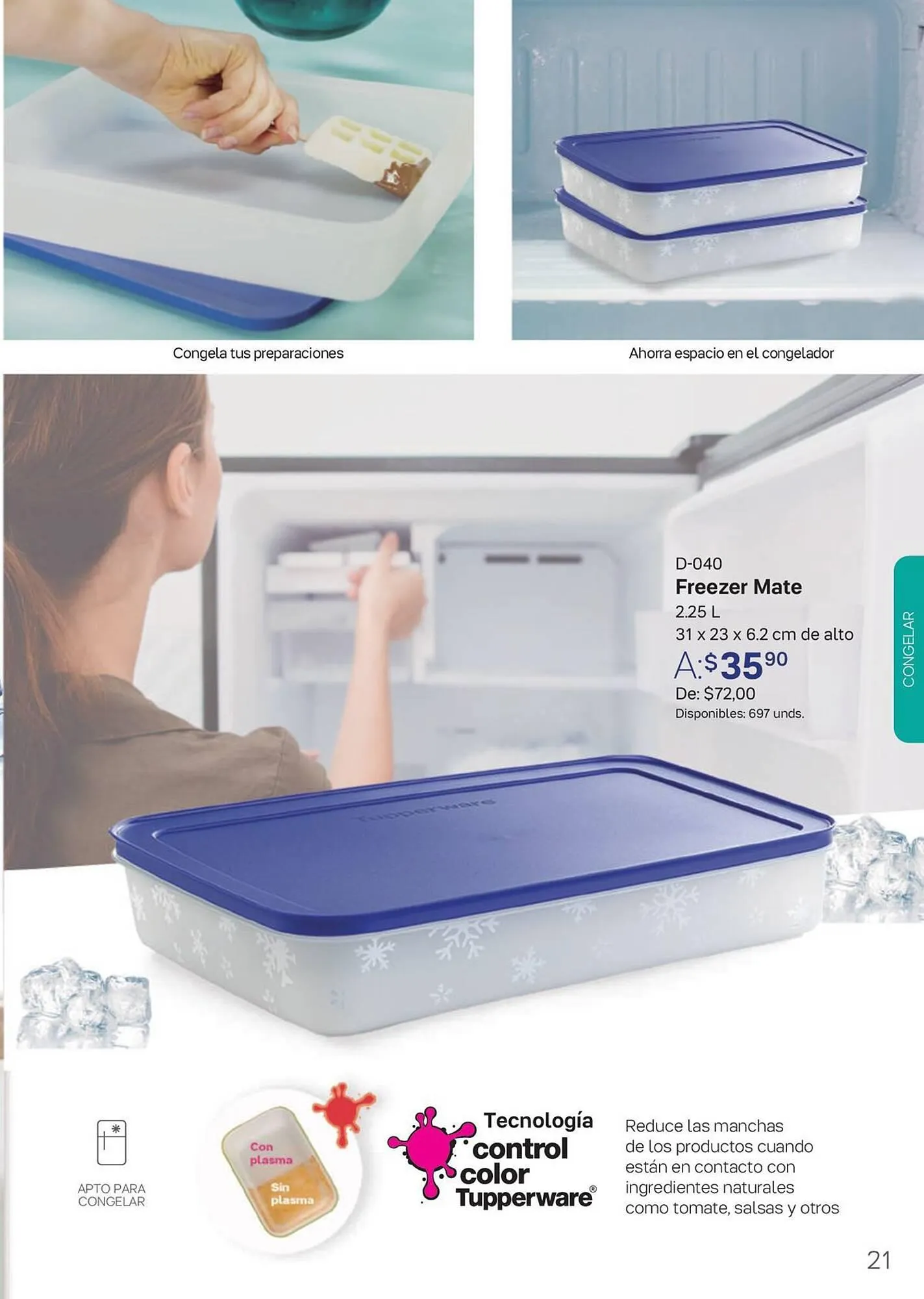Catalogo de Catálogo Tupperware 6 de octubre al 31 de diciembre 2023 - Pag 21