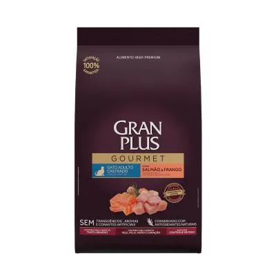 GRANPLUS GOURMET GATO AD CASTRADO SALMÓN Y POLLO