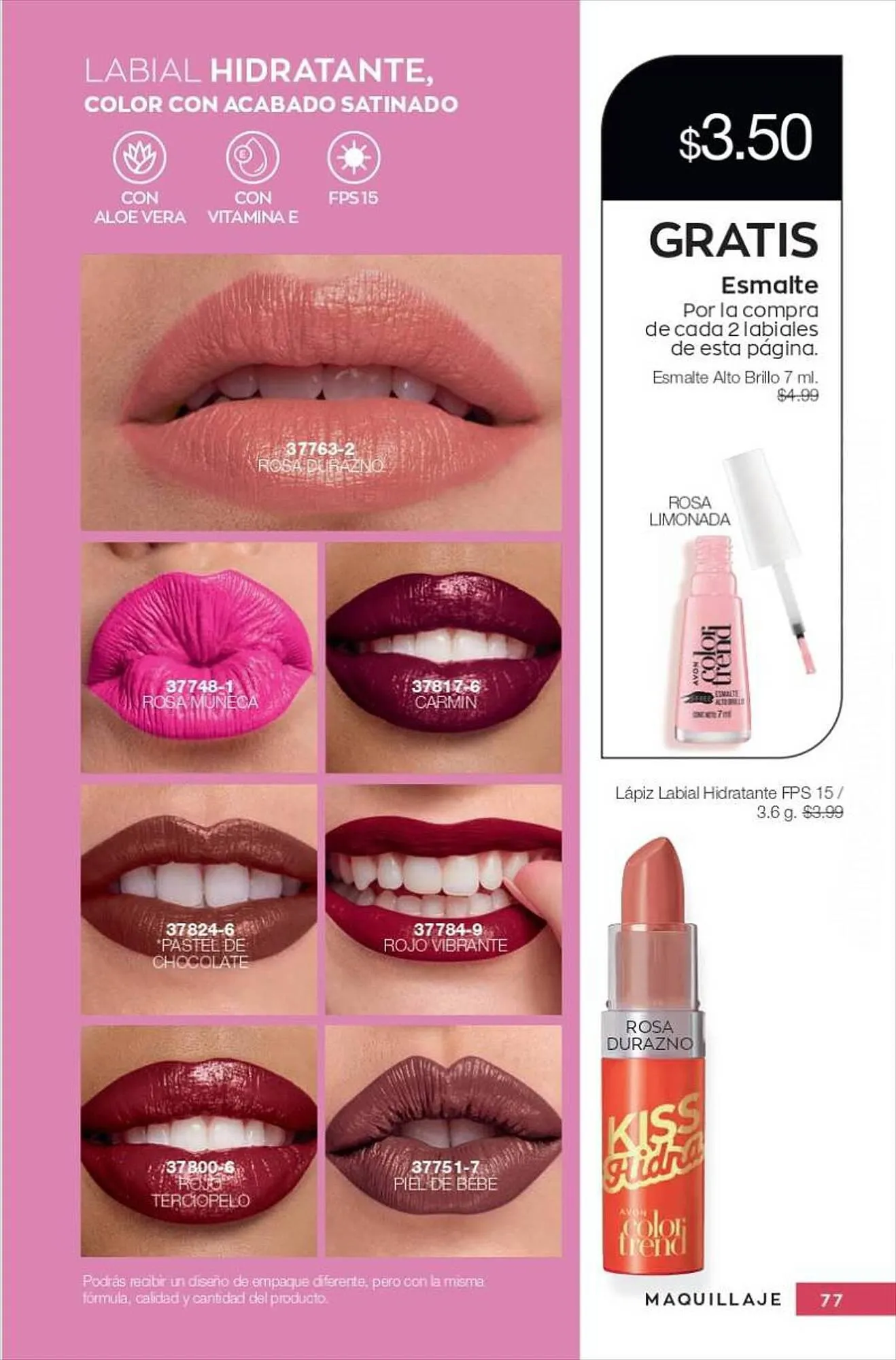 Catalogo de Catálogo AVON 31 de agosto al 2 de septiembre 2023 - Pag 77