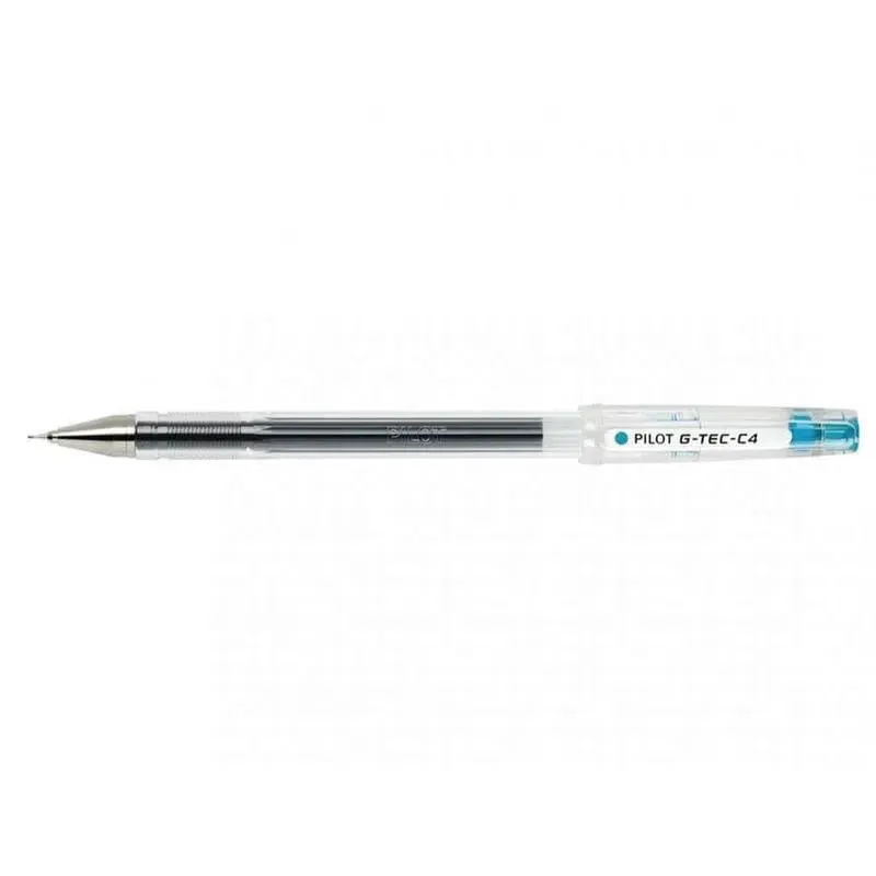 Bolígrafo Gel Punta Extra Fina Acero Bl-Gc4 Celeste