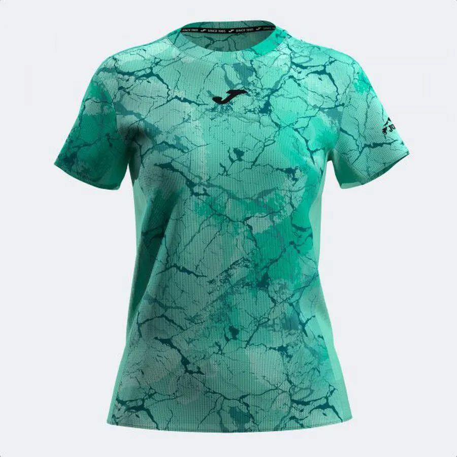 Camiseta manga corta mujer R-NATURE turquesa